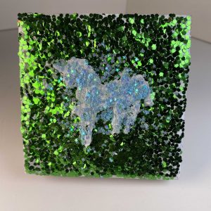 Art Block Glitter unicorn